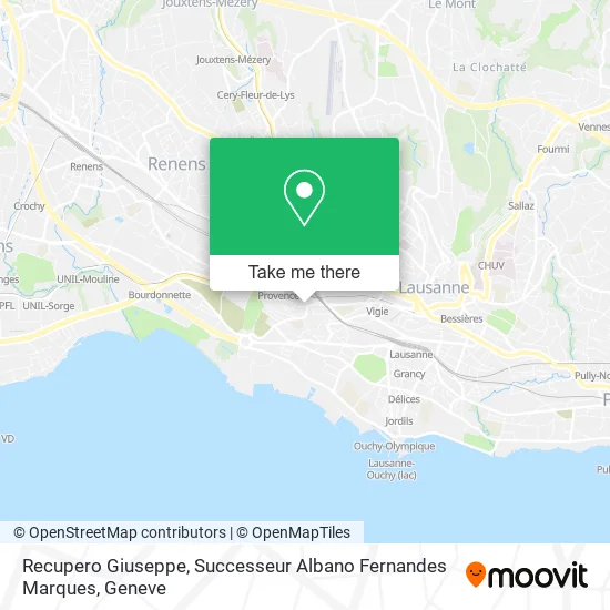 Recupero Giuseppe, Successeur Albano Fernandes Marques map