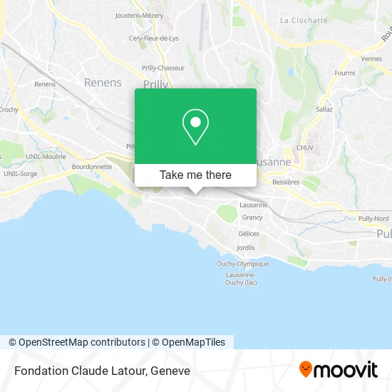 Fondation Claude Latour map