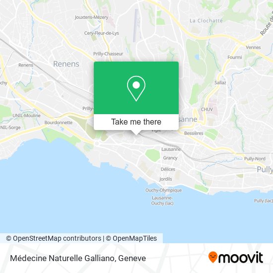 Médecine Naturelle Galliano map