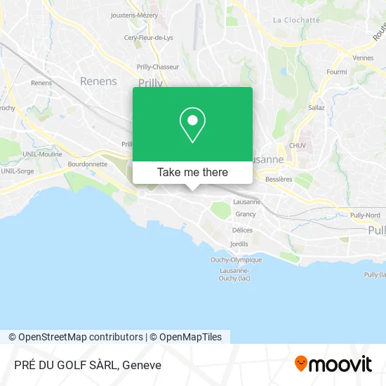 PRÉ DU GOLF SÀRL map