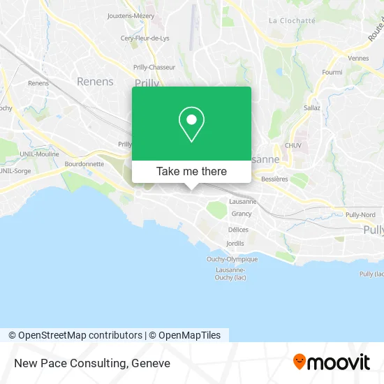 New Pace Consulting map