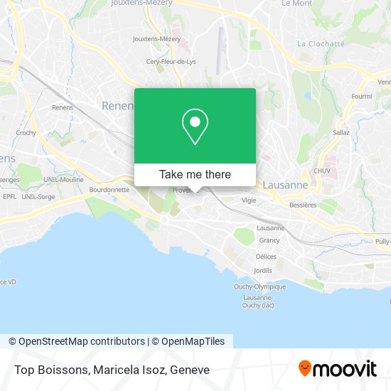 Top Boissons, Maricela Isoz map