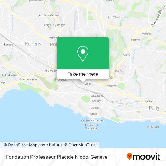 Fondation Professeur Placide Nicod map