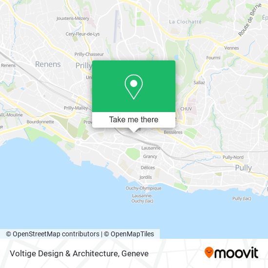 Voltige Design & Architecture map