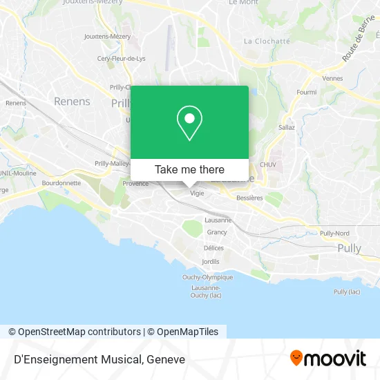 D'Enseignement Musical map