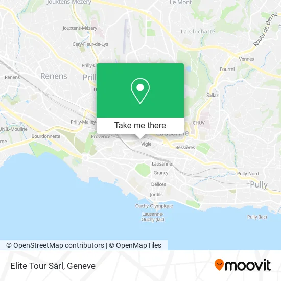 Elite Tour Sàrl map