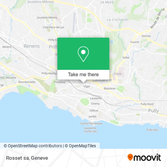 Rosset sa map