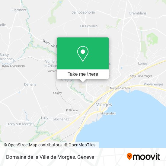 Domaine de la Ville de Morges map