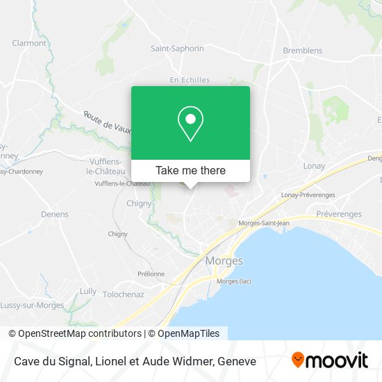 Cave du Signal, Lionel et Aude Widmer map