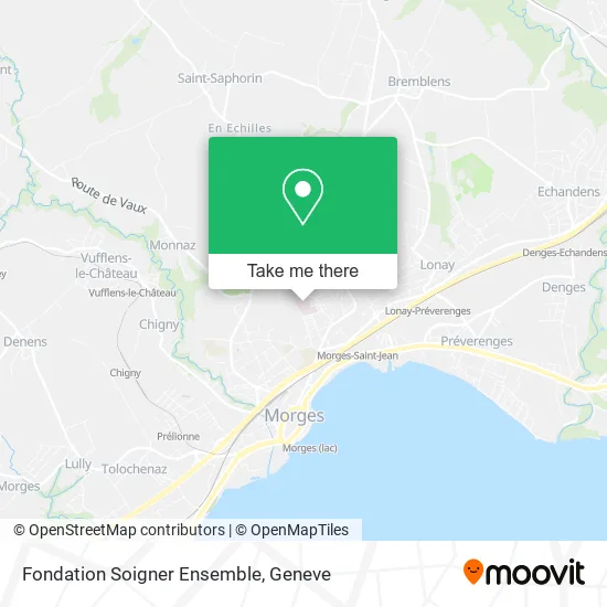 Fondation Soigner Ensemble map