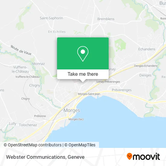 Webster Communications map