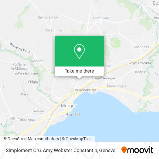 Simplement Cru, Amy Webster Constantin map