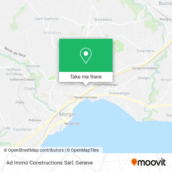 Ad Immo Constructions Sàrl map
