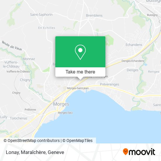 Lonay, Maraîchère map