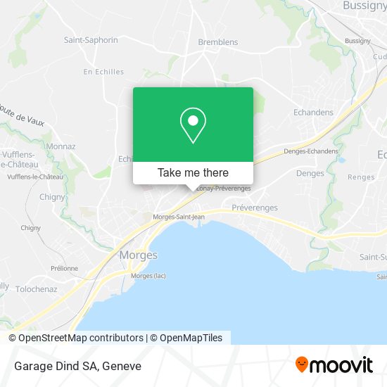 Garage Dind SA map