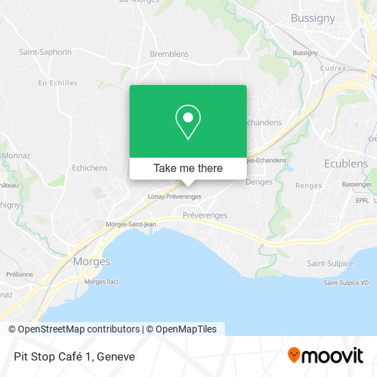 Pit Stop Café 1 map