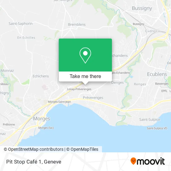 Pit Stop Café 1 map