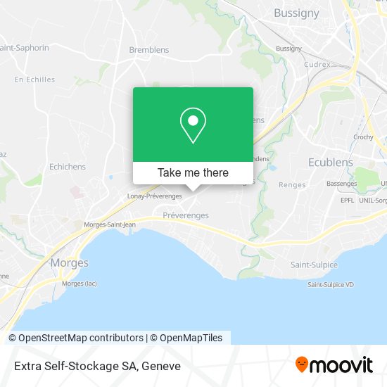 Extra Self-Stockage SA map