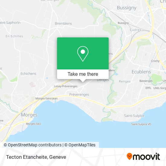 Tecton Etancheite map