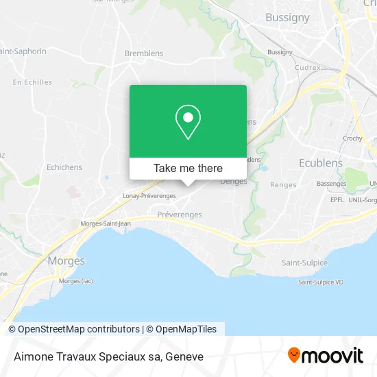 Aimone Travaux Speciaux sa map