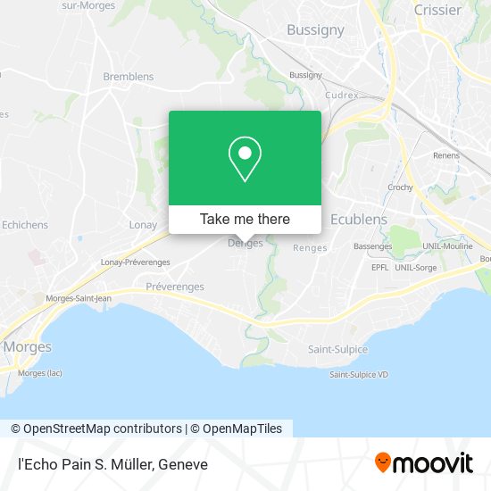 l'Echo Pain S. Müller map