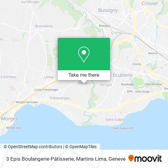 3 Epis Boulangerie-Pâtisserie, Martins Lima map