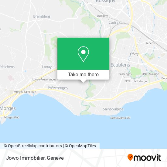 Jowo Immobilier map