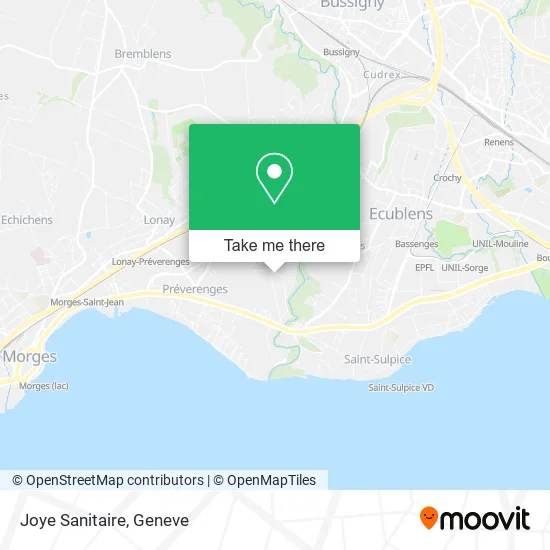 Joye Sanitaire map