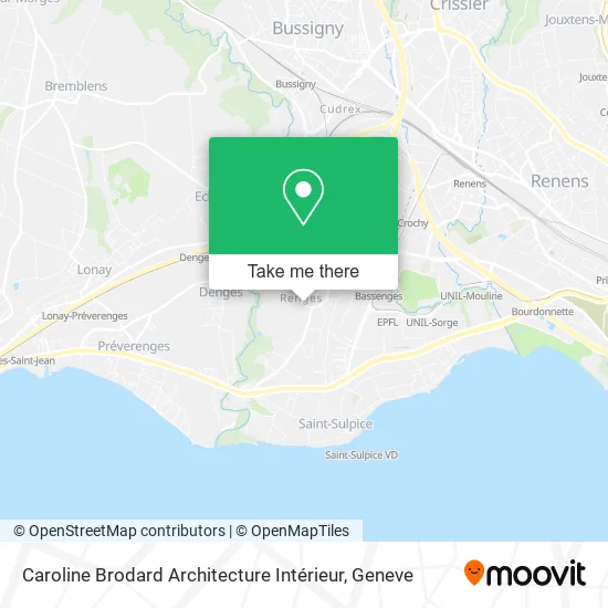 Caroline Brodard Architecture Intérieur map