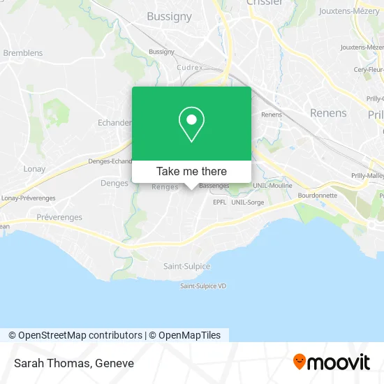 Sarah Thomas map