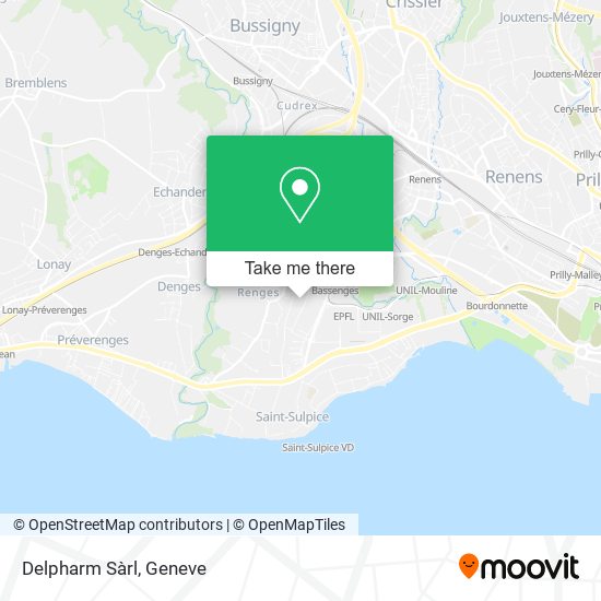 Delpharm Sàrl map