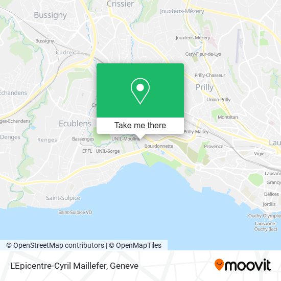 L'Epicentre-Cyril Maillefer map