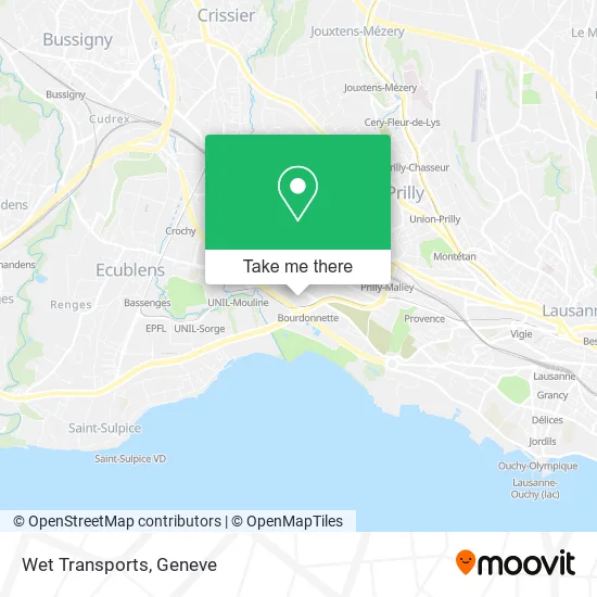 Wet Transports map