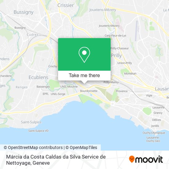 Márcia da Costa Caldas da Silva Service de Nettoyage map