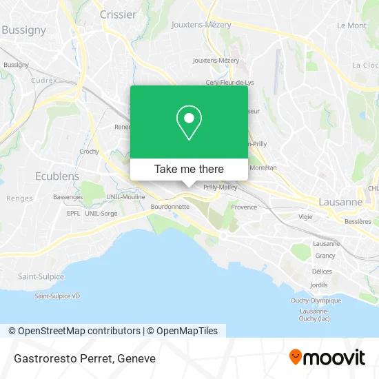 Gastroresto Perret map