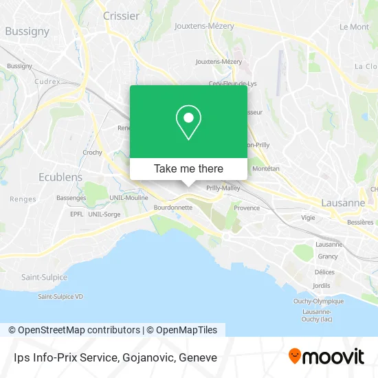 Ips Info-Prix Service, Gojanovic map