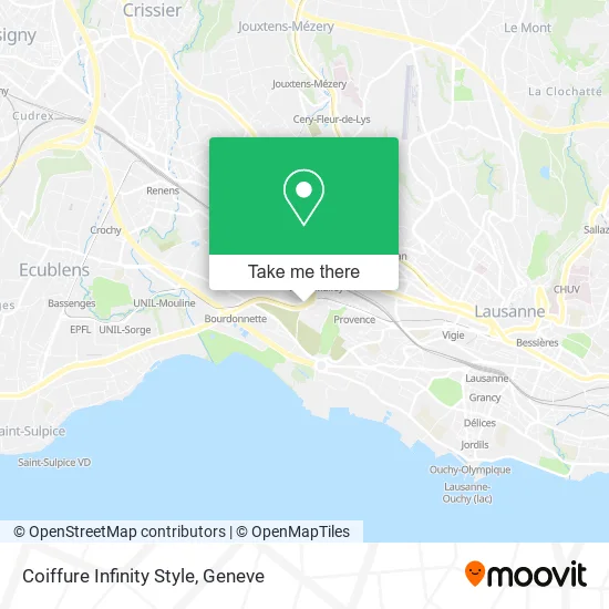 Coiffure Infinity Style map