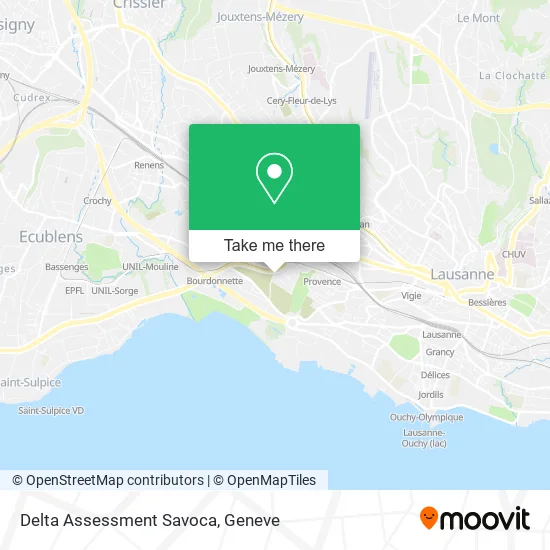 Delta Assessment Savoca map