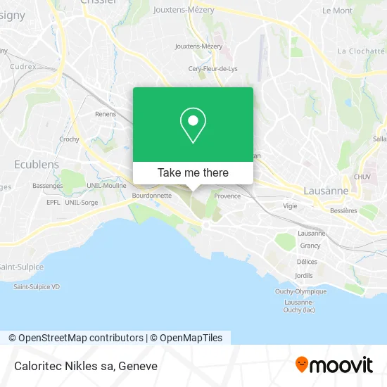Caloritec Nikles sa map