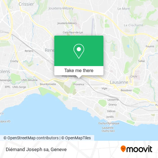 Diémand Joseph sa map