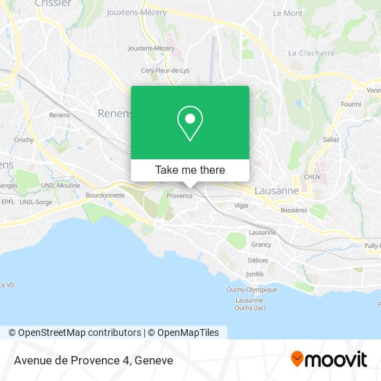 Avenue de Provence 4 map