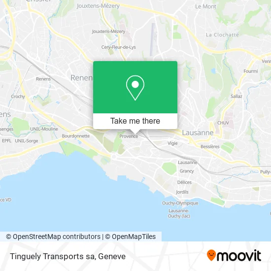 Tinguely Transports sa plan
