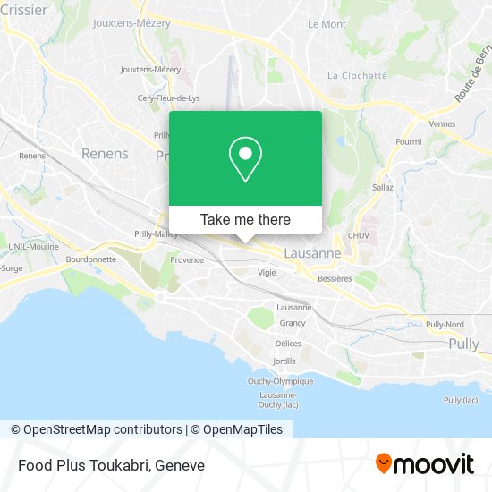 Food Plus Toukabri map