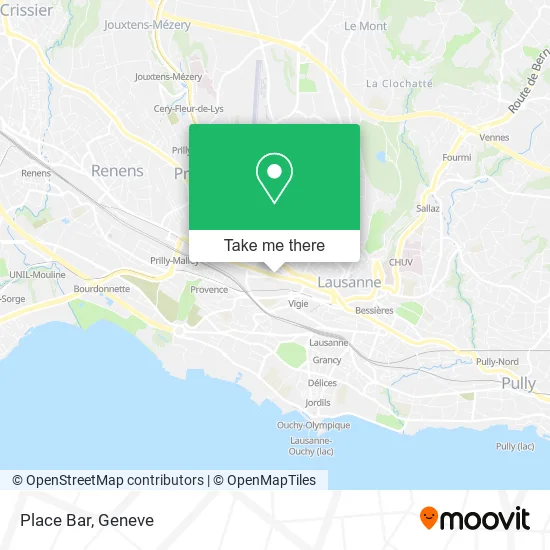 Place Bar map