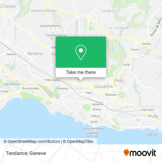 Tendance map