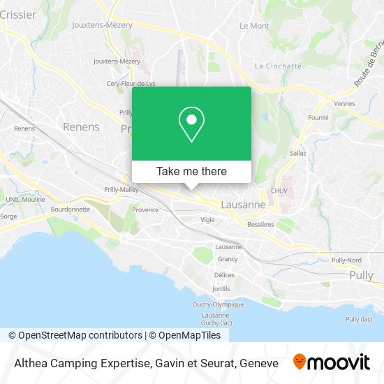 Althea Camping Expertise, Gavin et Seurat plan