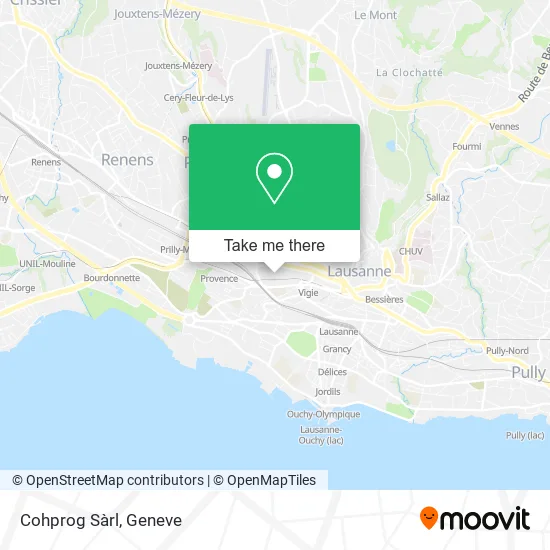 Cohprog Sàrl map