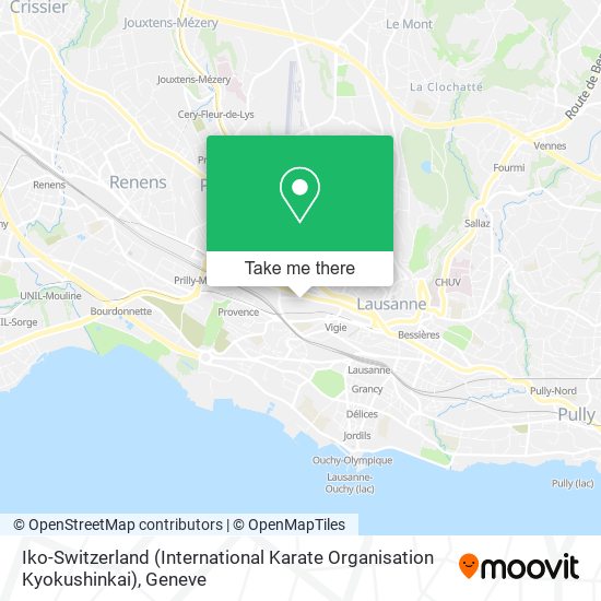 Iko-Switzerland (International Karate Organisation Kyokushinkai) map