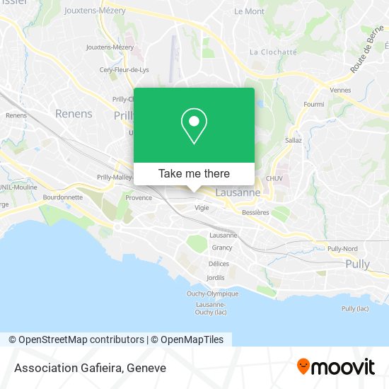 Association Gafieira map