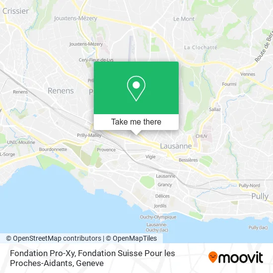Fondation Pro-Xy, Fondation Suisse Pour les Proches-Aidants map